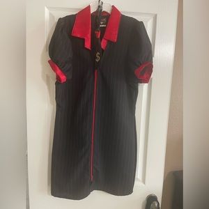 Ladies, XL gangster costume